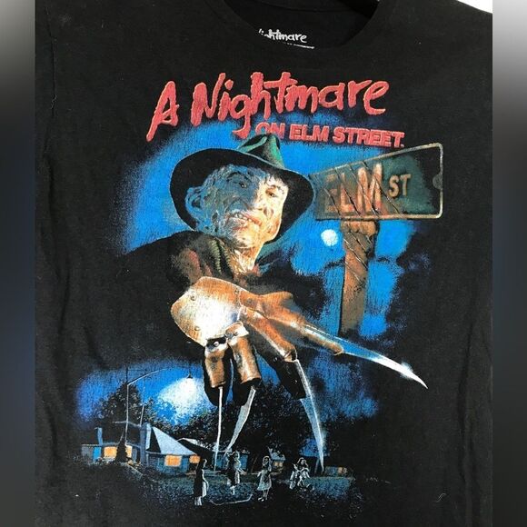 A Nightmare On Elm Street Freddy Krueger T-Shirt Small Short Sleeve Black - Picture 2 of 7